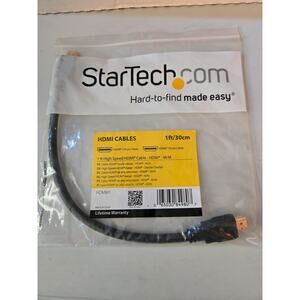 StarTech 1' Ultra HD High Speed Cable with 19 Pin HDMI Male Connectors #HDMM1